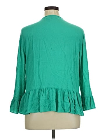 DKNY Jeans 3/4 Sleeve Blouse (view 2)
