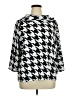 Allison Daley Houndstooth Black Pullover Sweater Size 1X - photo 1