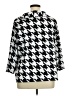 Allison Daley Houndstooth Black Pullover Sweater Size 1X - photo 2