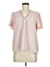 J by Joie 100% Polyester Pink Short Sleeve Blouse Size M - photo 1