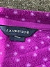 Lands' End 100% Polyester Polka Dots Purple Pullover Sweater Size M - photo 7