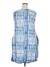 LUMINARY Tie-dye Blue Casual Dress Size 2X - photo 2