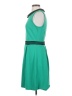 Elle Color Block Green Casual Dress Size XS - photo 5