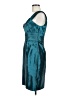 Wtoo Solid Teal Cocktail Dress Size 8 - photo 5