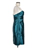 Wtoo Solid Teal Cocktail Dress Size 8 - photo 4