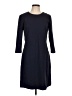 J. McLaughlin Chevron-herringbone Blue Casual Dress Size L - photo 1