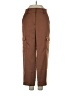 Ann Taylor LOFT 100% Polyester Brown Cargo Pants Size 00 - photo 1