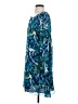 Chloe Oliver 100% Polyester Print Blue Casual Dress Size XS - photo 5