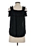 By Anthropologie 100% Polyester Black Sleeveless Blouse Size XS - photo 2