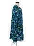 Chloe Oliver 100% Polyester Print Blue Casual Dress Size XS - photo 4