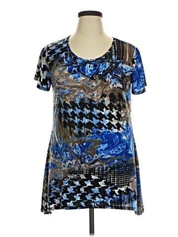 Brittany Black Short Sleeve Top (view 1)