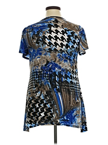 Brittany Black Short Sleeve Top (view 2)