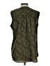 Croft & Barrow 100% Polyester Green Sleeveless Blouse Size L - photo 2