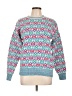 Assorted Brands Print Teal Blue Vintage Gulf Traders Pullover Sweater Size L - photo 1