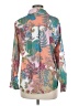 Unbranded Floral Green Long Sleeve Blouse Size M - photo 2