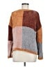 Andree by UNIT 100% Polyester Color Block Brown Pullover Sweater Size M - photo 1