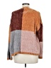 Andree by UNIT 100% Polyester Color Block Brown Pullover Sweater Size M - photo 2