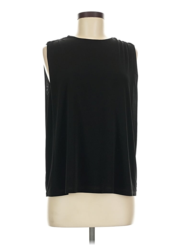 Pre-owned Express Sleeveless Blouse In Black