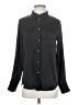 Aqua Solid Black Long Sleeve Button-Down Shirt Size S - photo 1