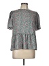 Unbranded Green Short Sleeve Blouse Size L - photo 1