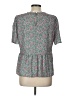 Unbranded Green Short Sleeve Blouse Size L - photo 2