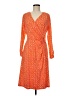 Pendleton Print Orange Casual Dress Size M - photo 1