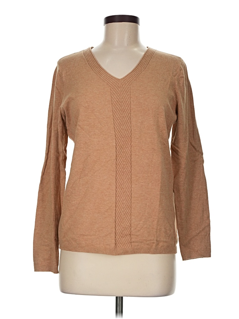 Pre-owned Talbots Pullover Sweater In Tan