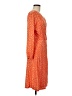 Pendleton Print Orange Casual Dress Size M - photo 4
