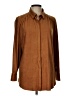 Chico's Brown Long Sleeve Blouse Size Lg (2) - photo 1