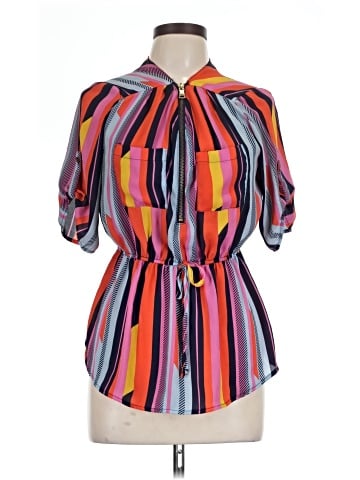 J for Justify Short Sleeve Blouse (view 1)
