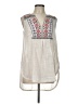 Floreat Ivory Sleeveless Blouse Size 10 - photo 1