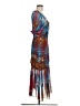 Walter Baker 100% Polyester Tie-dye Blue Cocktail Dress Size 8 - photo 4