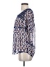 Daniel Rainn 100% Polyester Blue Short Sleeve Blouse Size S - photo 5