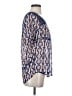 Daniel Rainn 100% Polyester Blue Short Sleeve Blouse Size S - photo 4