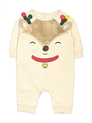 Holiday Time Long Sleeve Onesie (view 1)