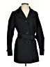 Fashion Bug 100% Polyester Black Trenchcoat Size S - photo 1