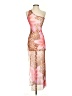 Unbranded Animal Print Pink Cocktail Dress Size XS (estimated) - photo 1