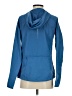 Asics 100% Polyester Solid Blue Jacket Size S - photo 2