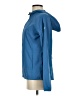 Asics 100% Polyester Solid Blue Jacket Size S - photo 5