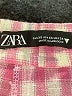 Zara Checkered-gingham Pink Casual Pants Size XS - photo 6