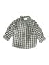 Nannette Checkered-gingham Ivory Long Sleeve Button-Down Shirt 12-18 MO / 18 MO - photo 1