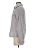 Unbranded 100% Polyester Houndstooth Gray Long Sleeve Blouse Size S (estimated) - photo 5