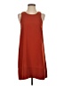 Leith 100% Polyester Solid Orange Casual Dress Size S - photo 1