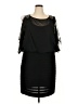 Xscape 100% Polyester Solid Black Cocktail Dress Size 18 - photo 1