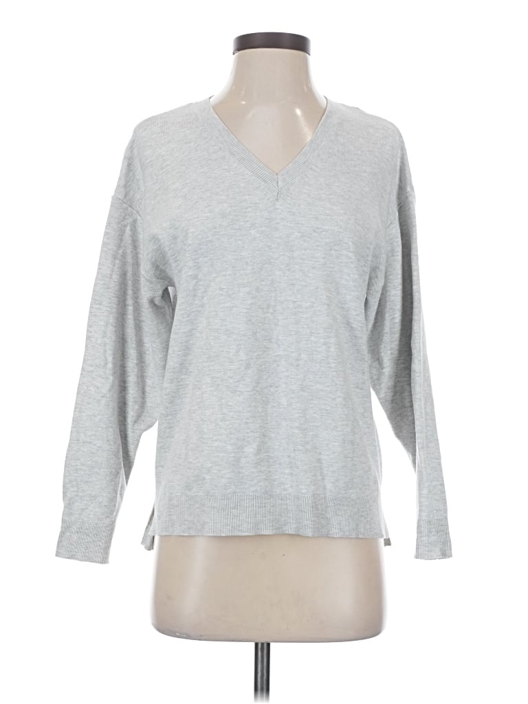 Pre-owned Uniqlo Pullover Sweater In Gray