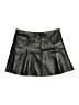 Assorted Brands Solid Black Faux Leather Skirt Size L - photo 2
