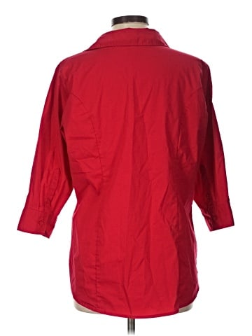 Riders by Lee 3/4 Sleeve Button-Down Shirt (view 2)