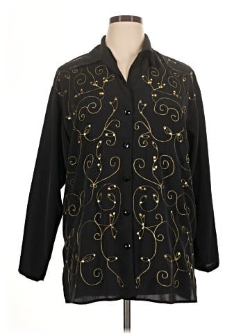 Leslie Fay 3/4 Sleeve Blouse (view 1)