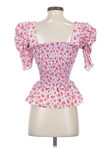 Amanda Uprichard Short Sleeve Blouse (view 2)