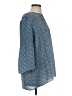 J.Jill 100% Polyester Blue 3/4 Sleeve Blouse Size S - photo 4